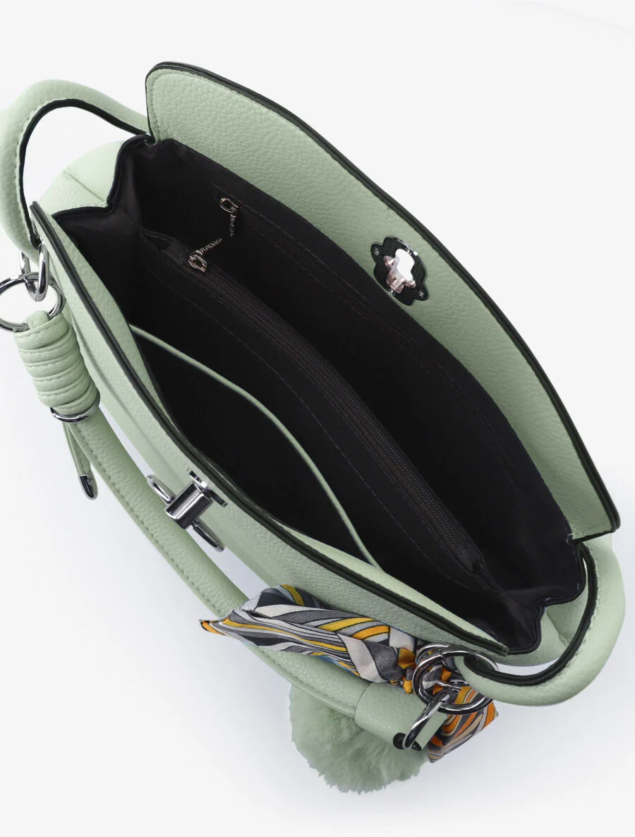 Sac bandoulière Andréa - Vert pistache - Image 4