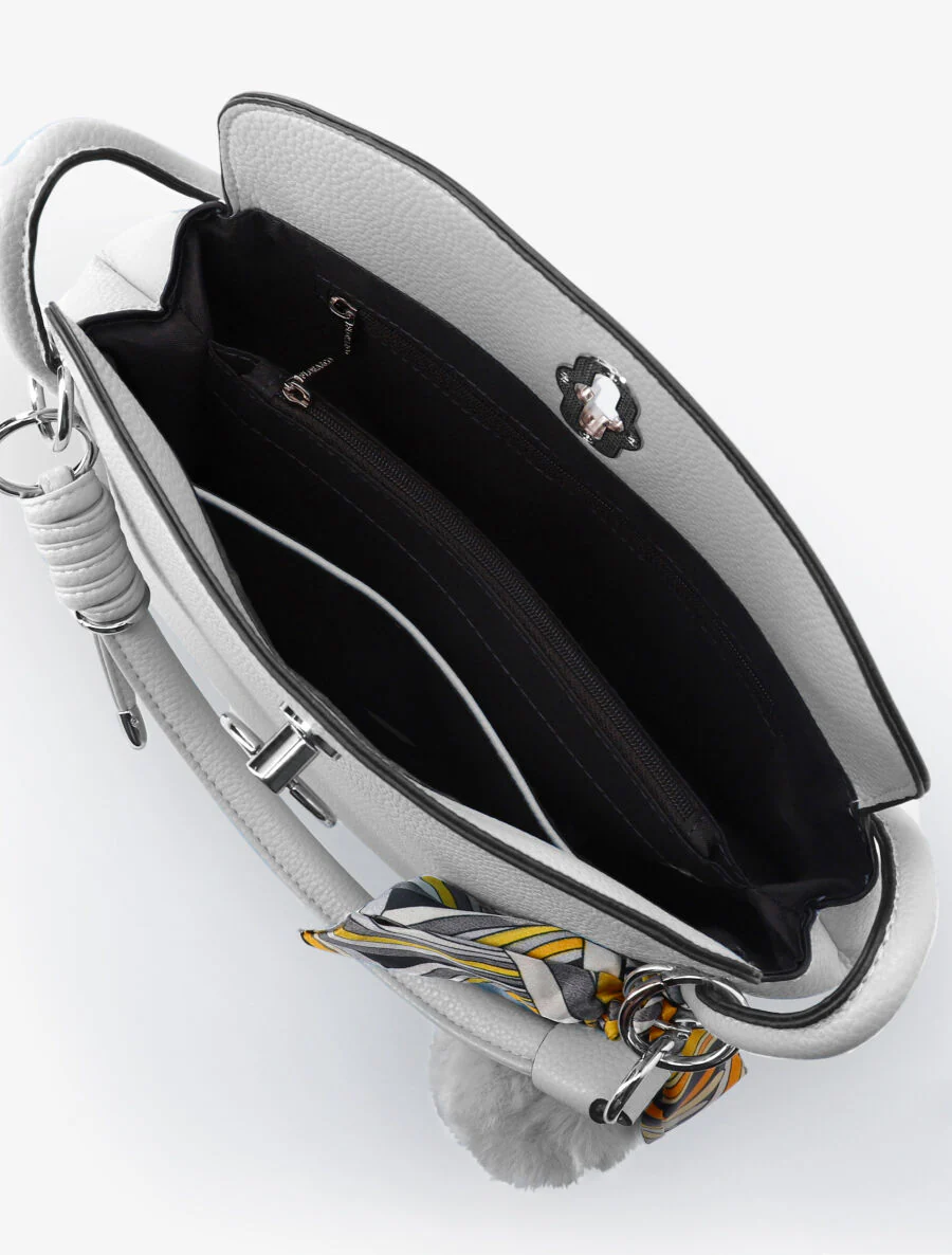 Sac bandoulière Andréa - Blanc - Image 4