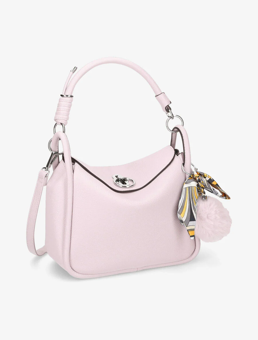 Sac bandoulière Andréa - Rose - Image 3