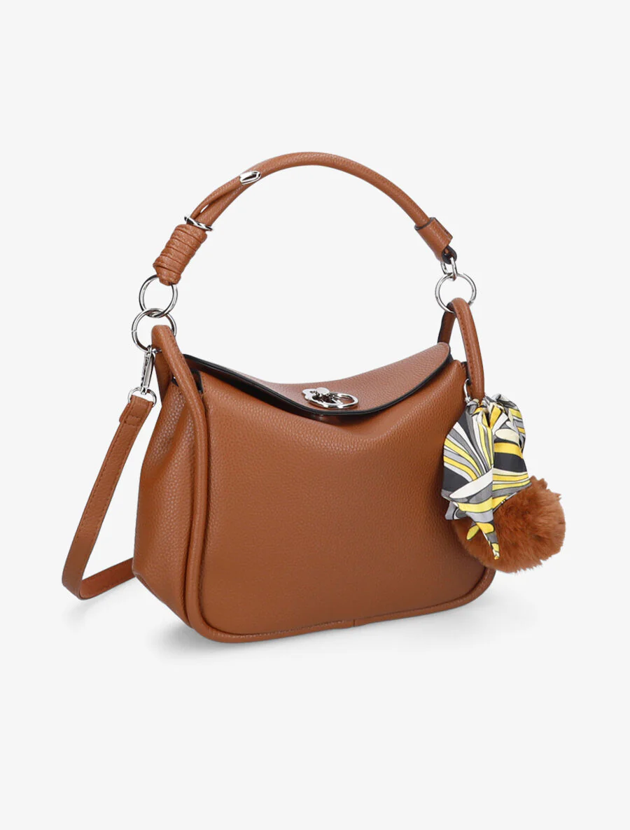 Sac bandoulière Andréa - Camel - Image 3