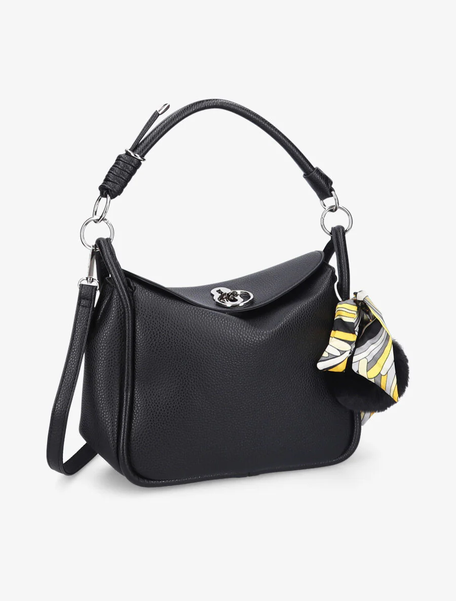 Sac bandoulière Andréa - Noir - Image 3