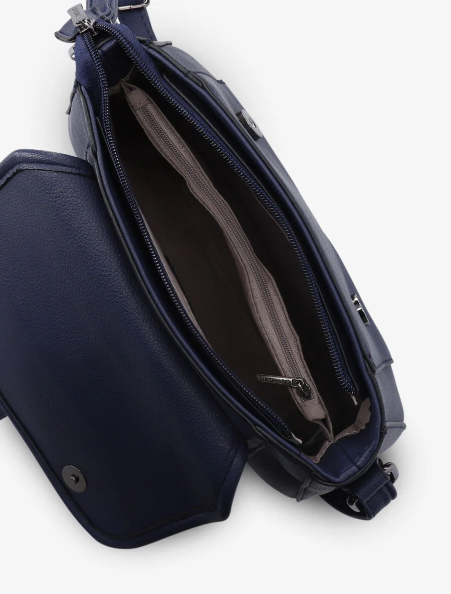 Sac bandoulière Bellerose - Marine - Image 4