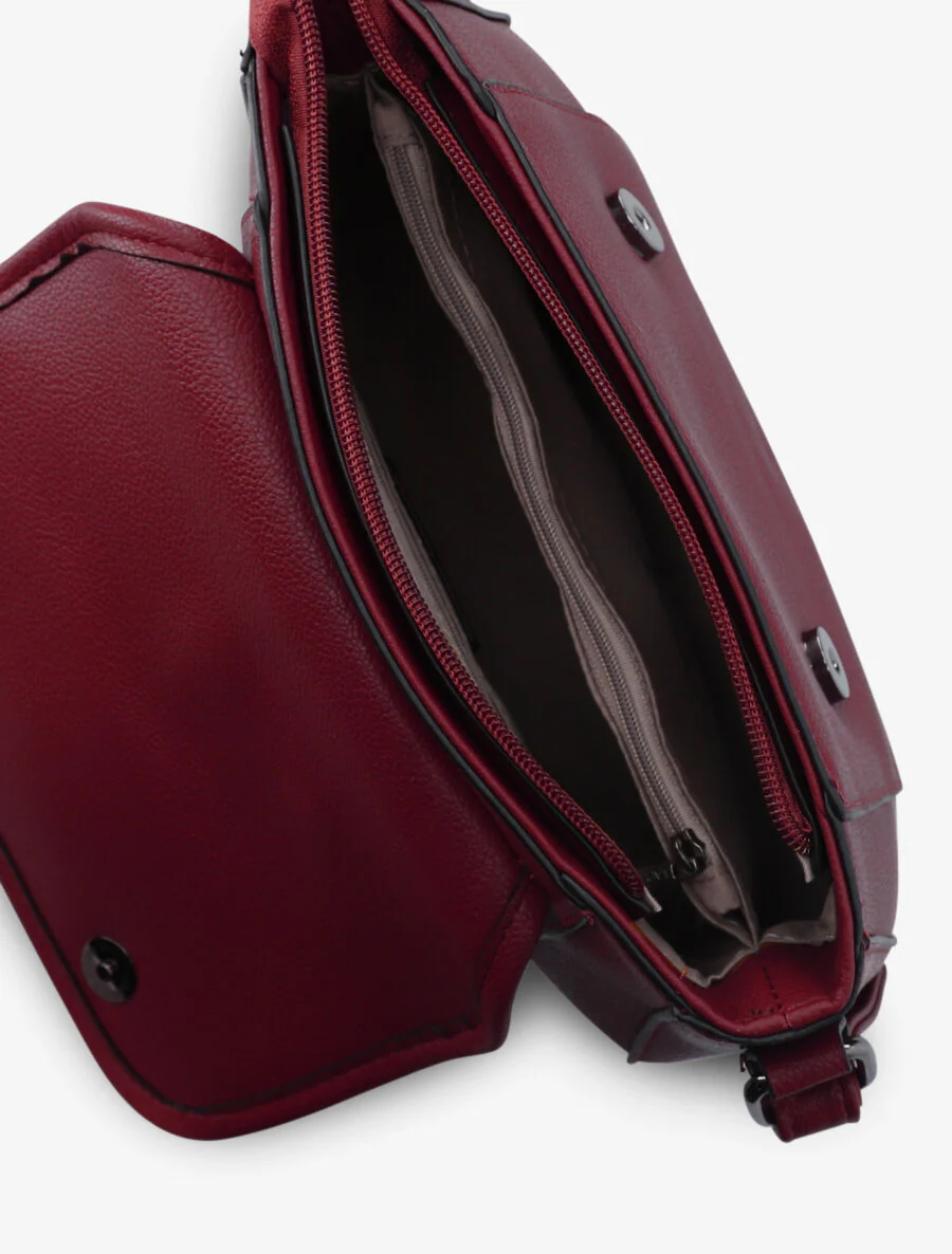 Sac bandoulière Bellerose - Rouge - Image 4