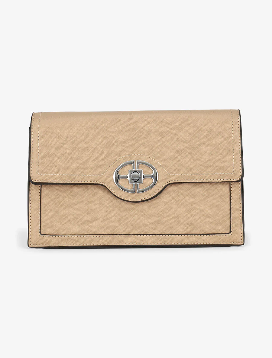 Sac bandoulière Bertha - Taupe