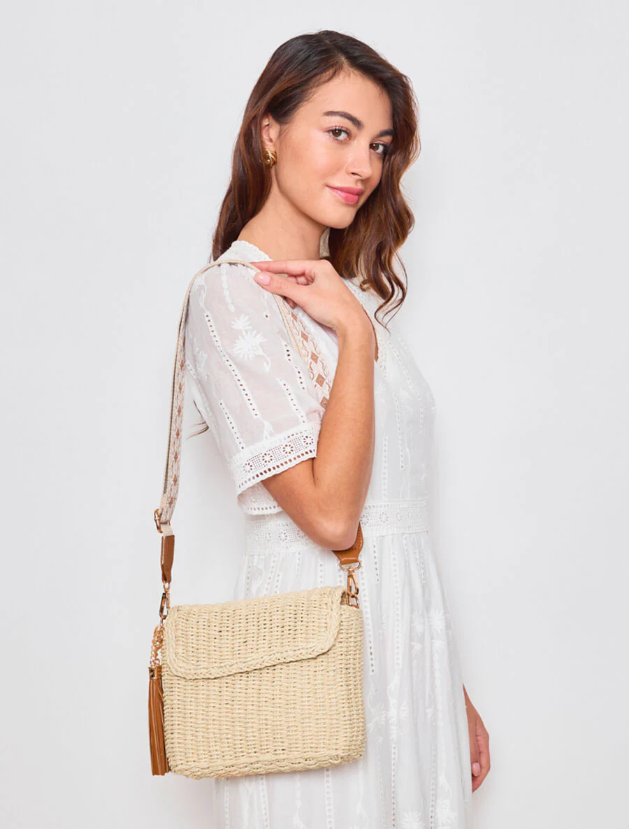 Sac bandoulière Carlota - Beige