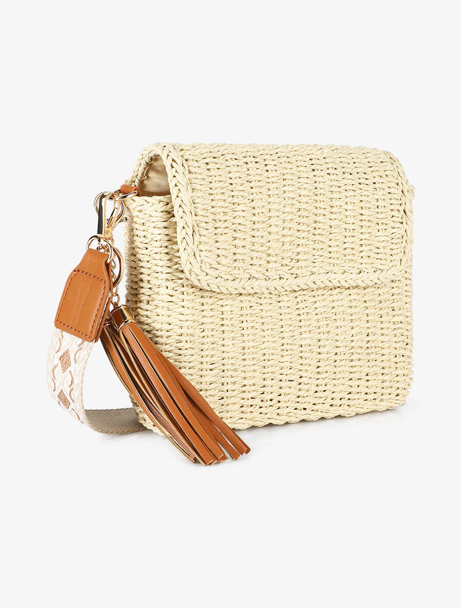 Sac bandoulière Carlota - Beige - Image 4