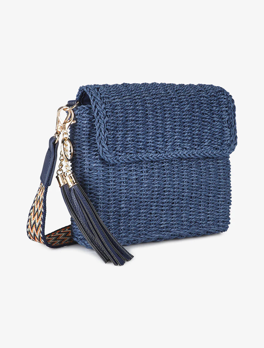 Sac bandoulière Carlota - Marine - Image 3