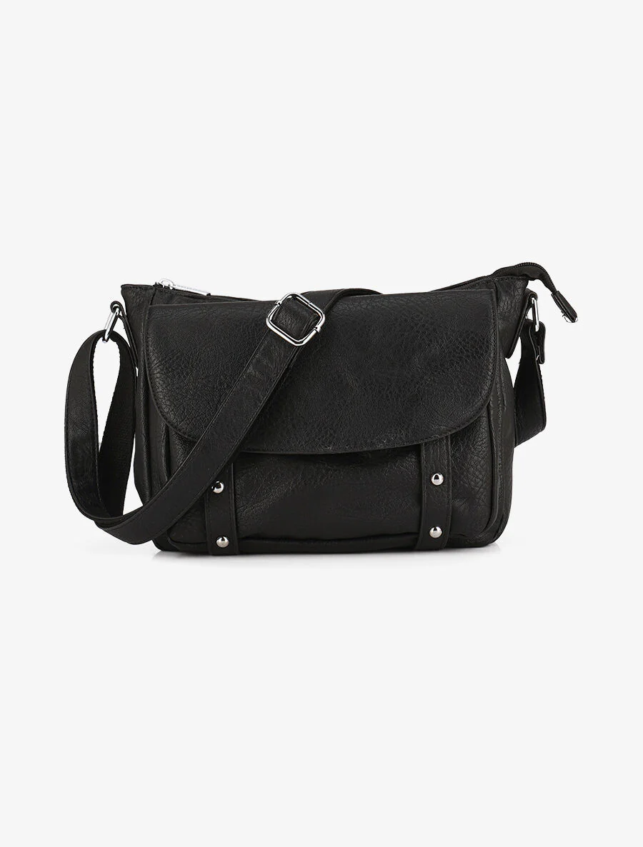 Sac bandoulière Célia - Noir