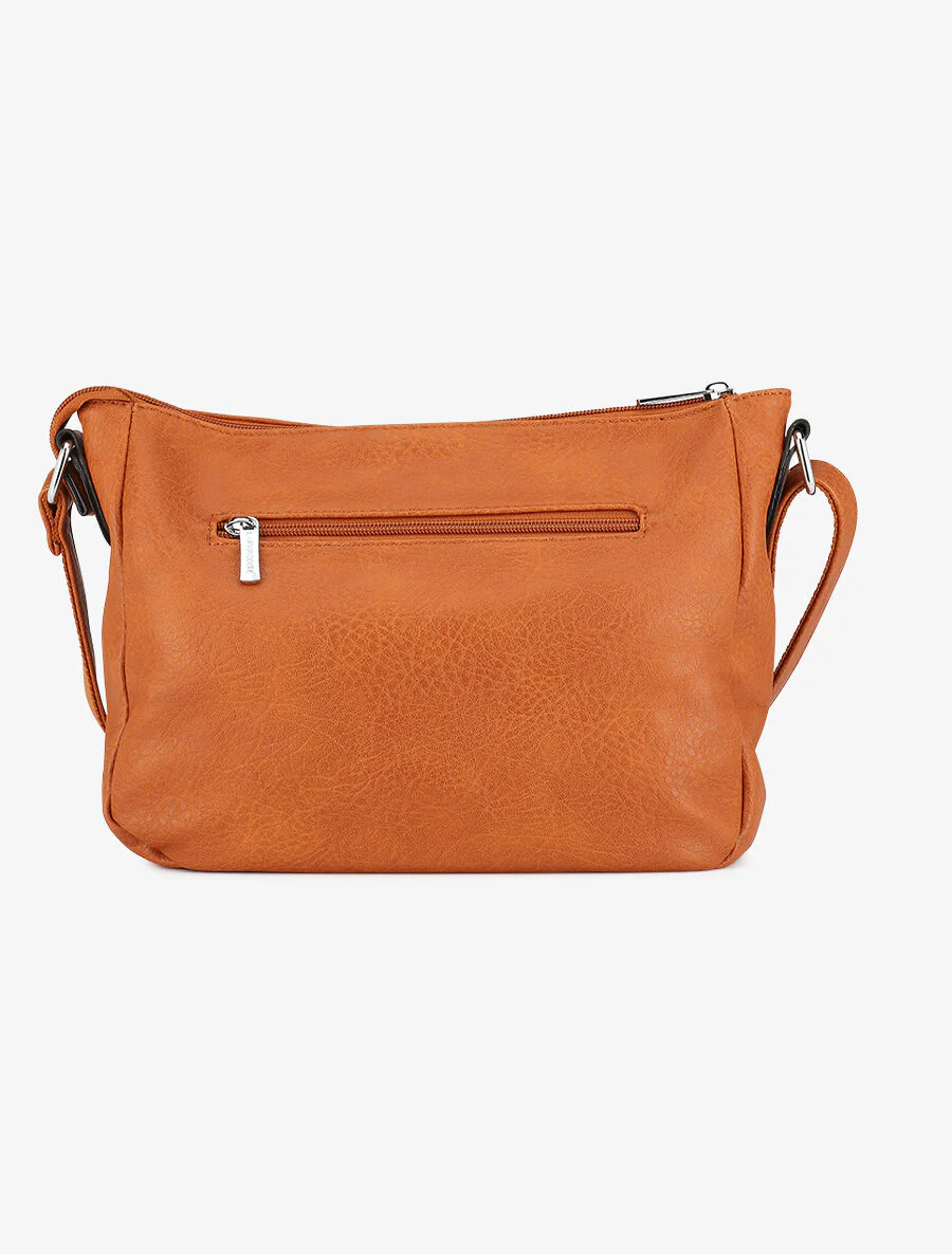 Sac bandoulière Célia - Camel - Image 2