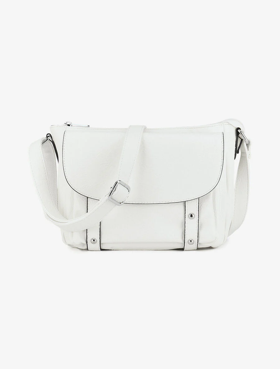 Sac bandoulière Célia - Blanc