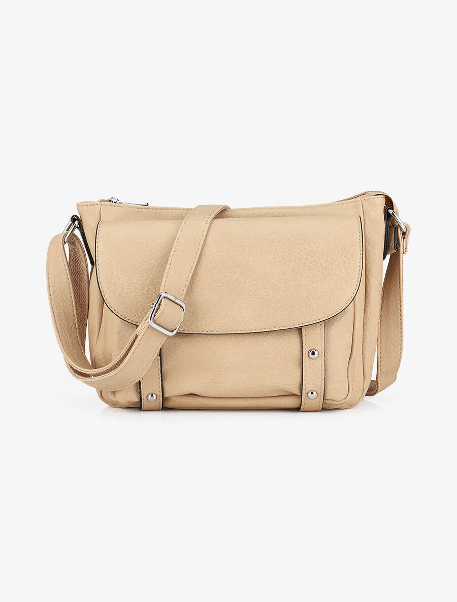 Sac bandoulière Célia - Taupe