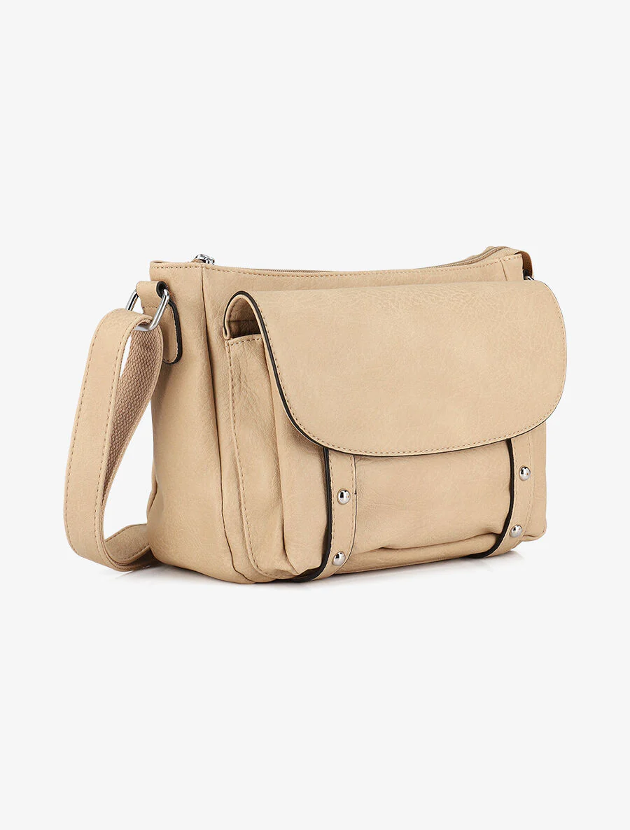 Sac bandoulière Célia - Taupe - Image 3
