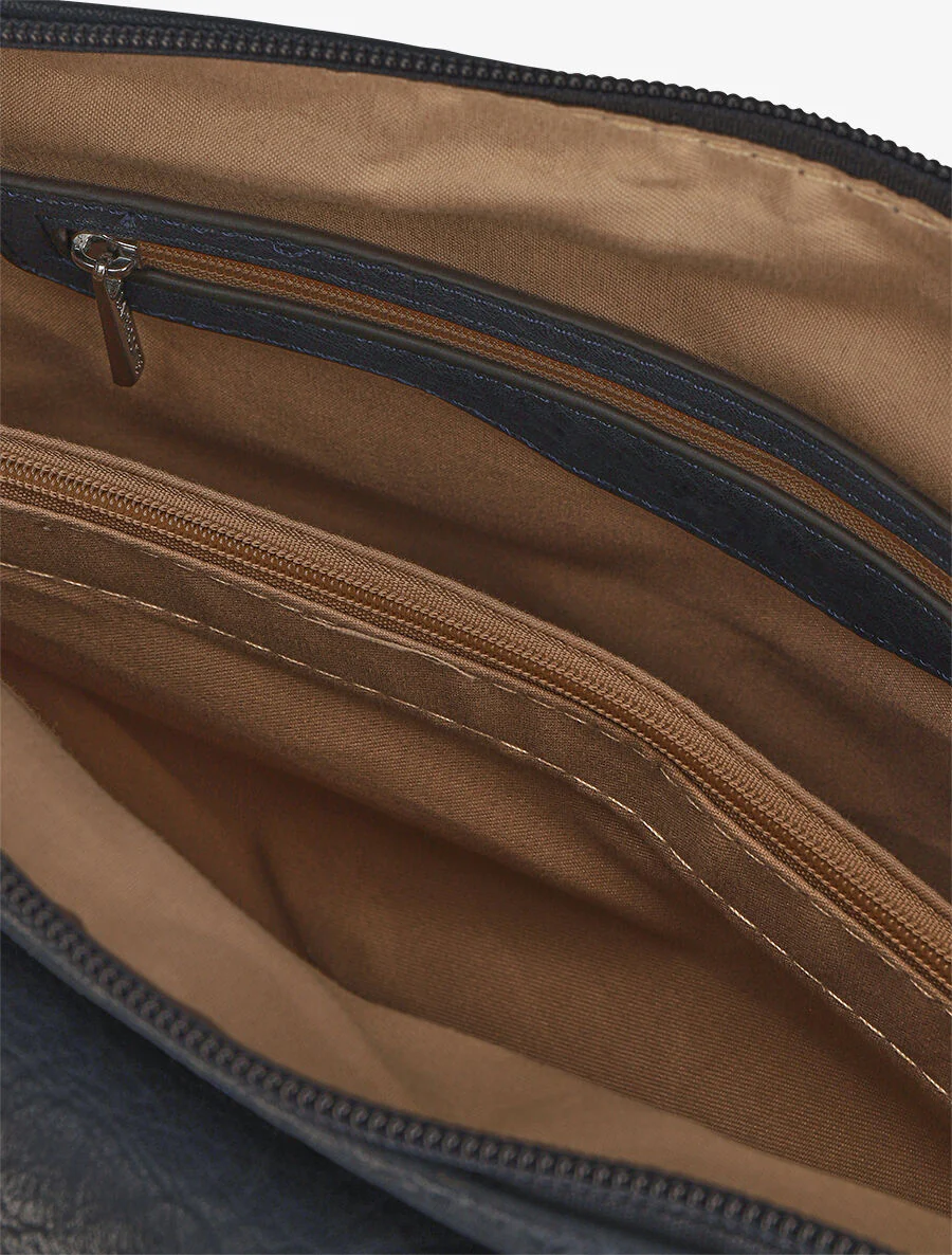 Sac bandoulière Célia - Marine - Image 4