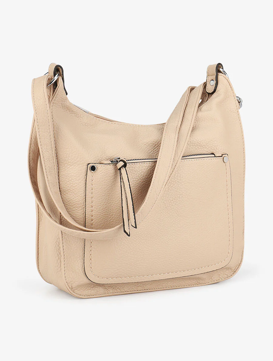 Sac bandoulière Danielle - Taupe - Image 3