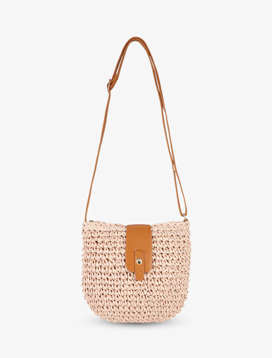 Sac bandoulière Delia - Rose