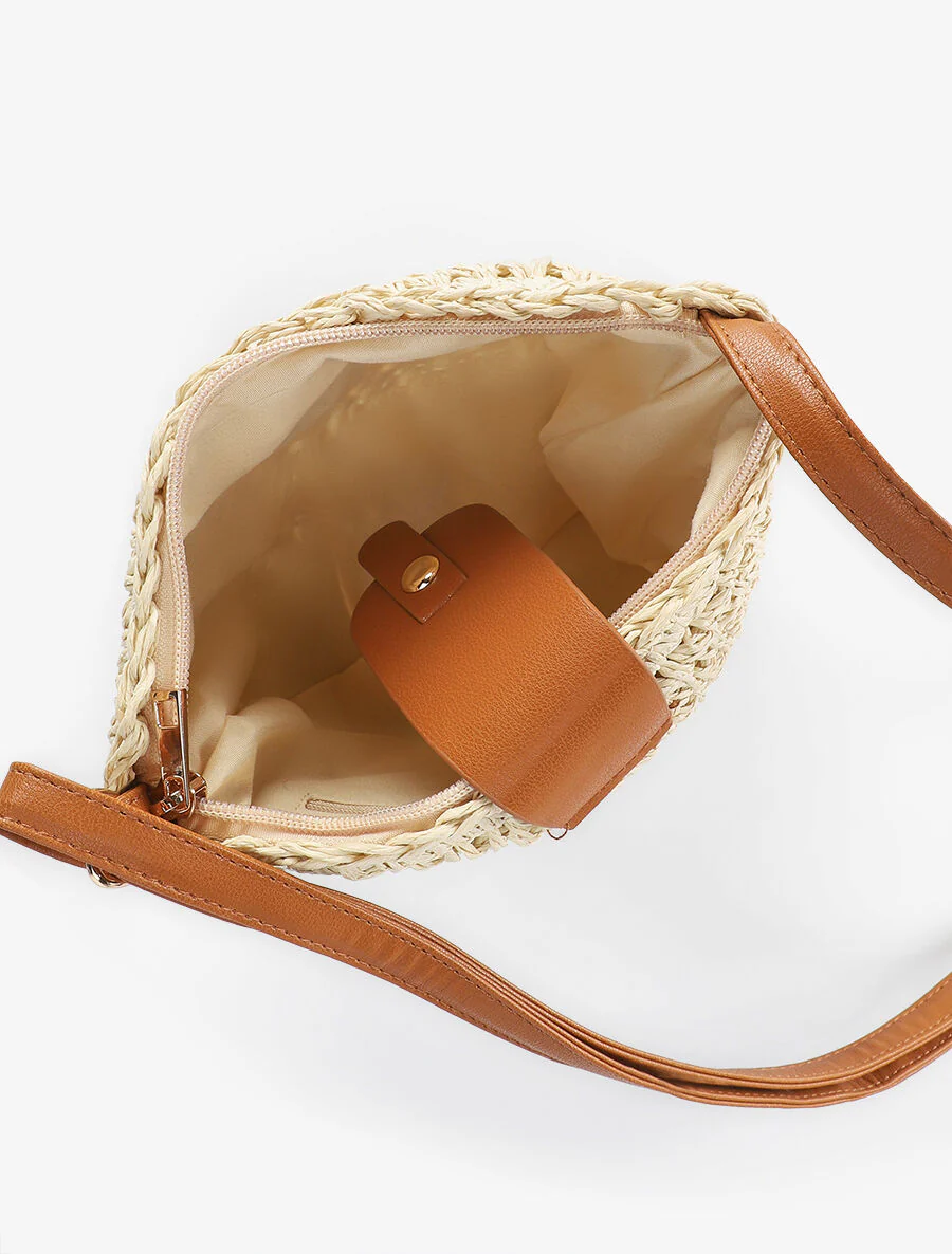 Sac bandoulière Delia - Beige - Image 4