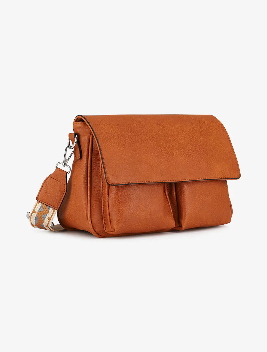 Sac bandoulière Diana - Camel - Image 3