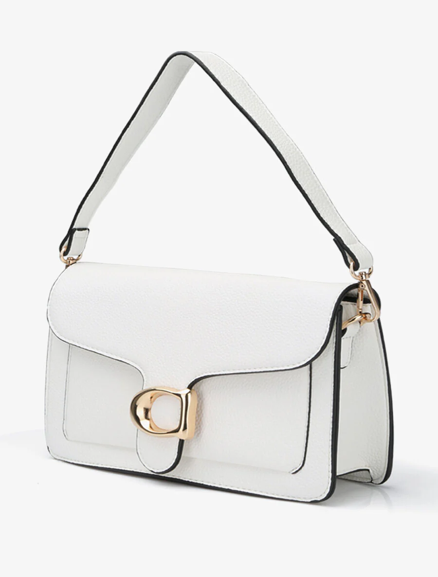 Sac bandoulière Dominique - Blanc - Image 2