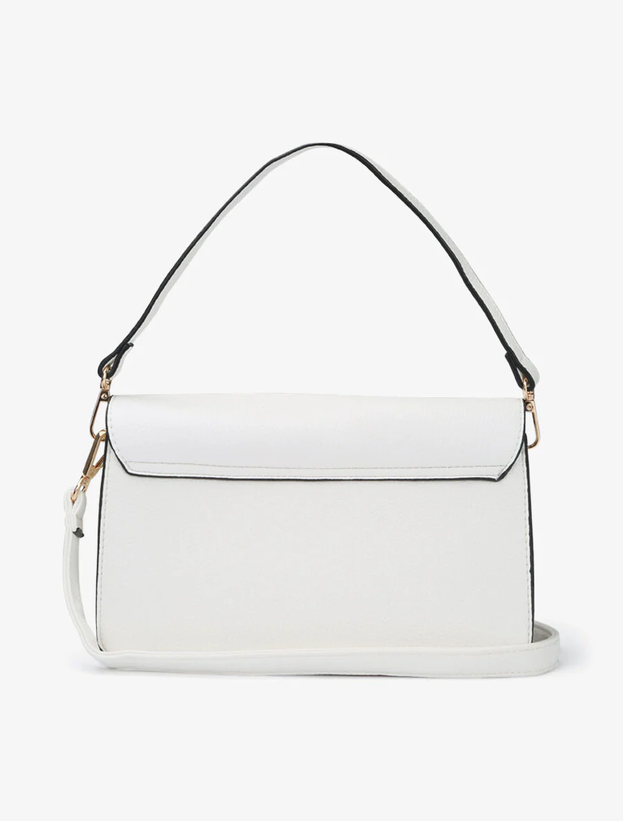Sac bandoulière Dominique - Blanc - Image 3