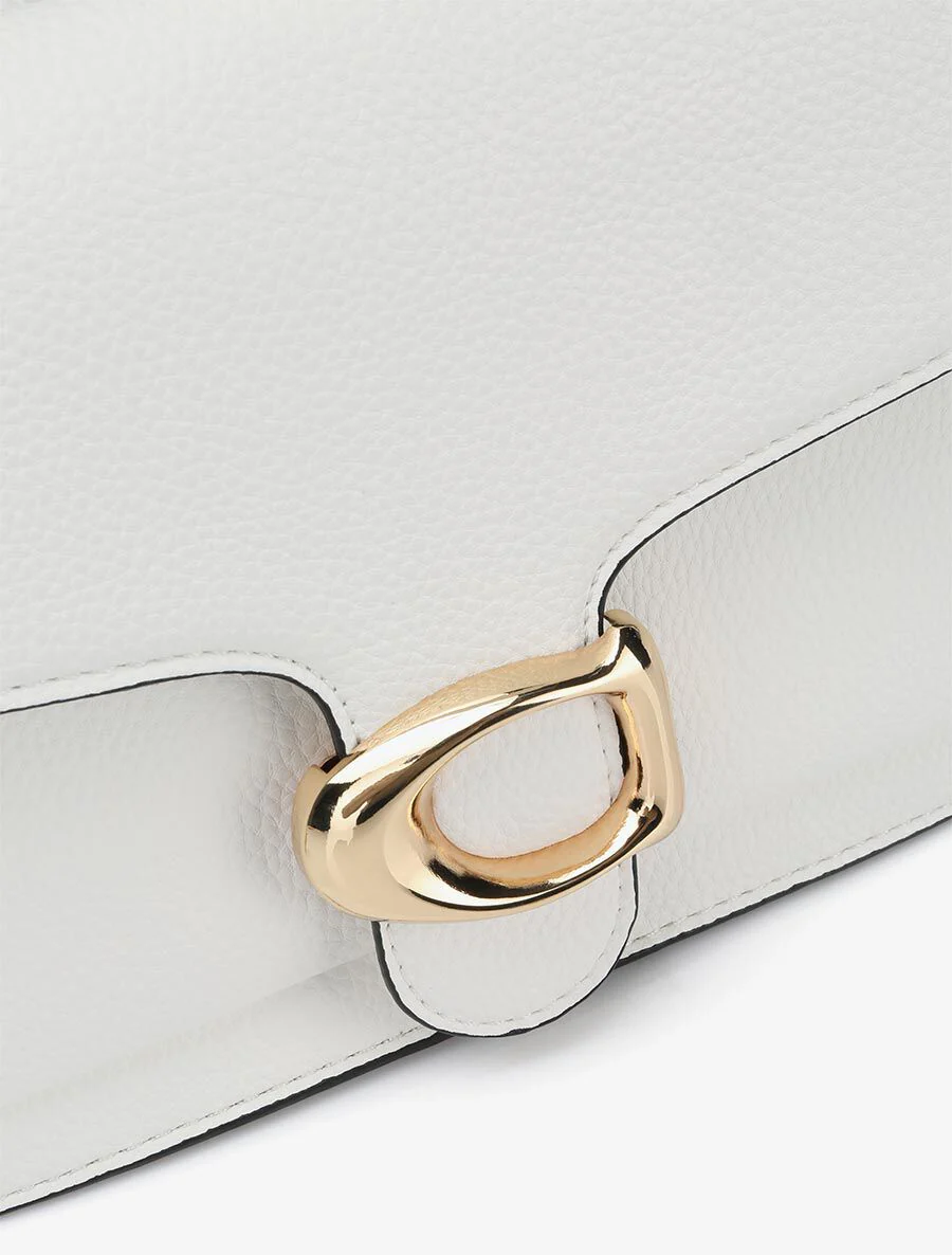 Sac bandoulière Dominique - Blanc - Image 4
