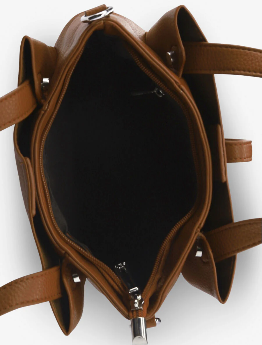 Sac bandoulière Erika - Camel - Image 4