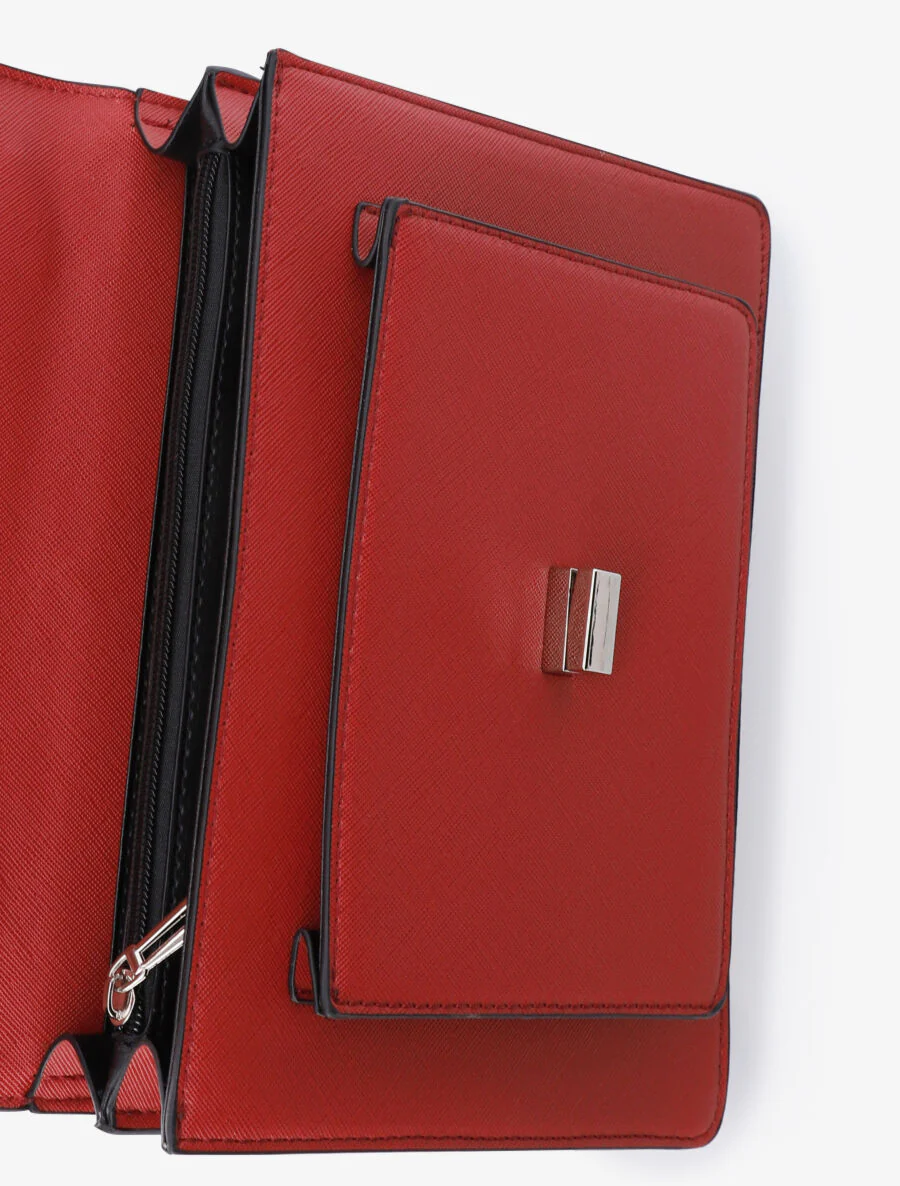 Sac bandoulière Gaëlle - Rouge - Image 4