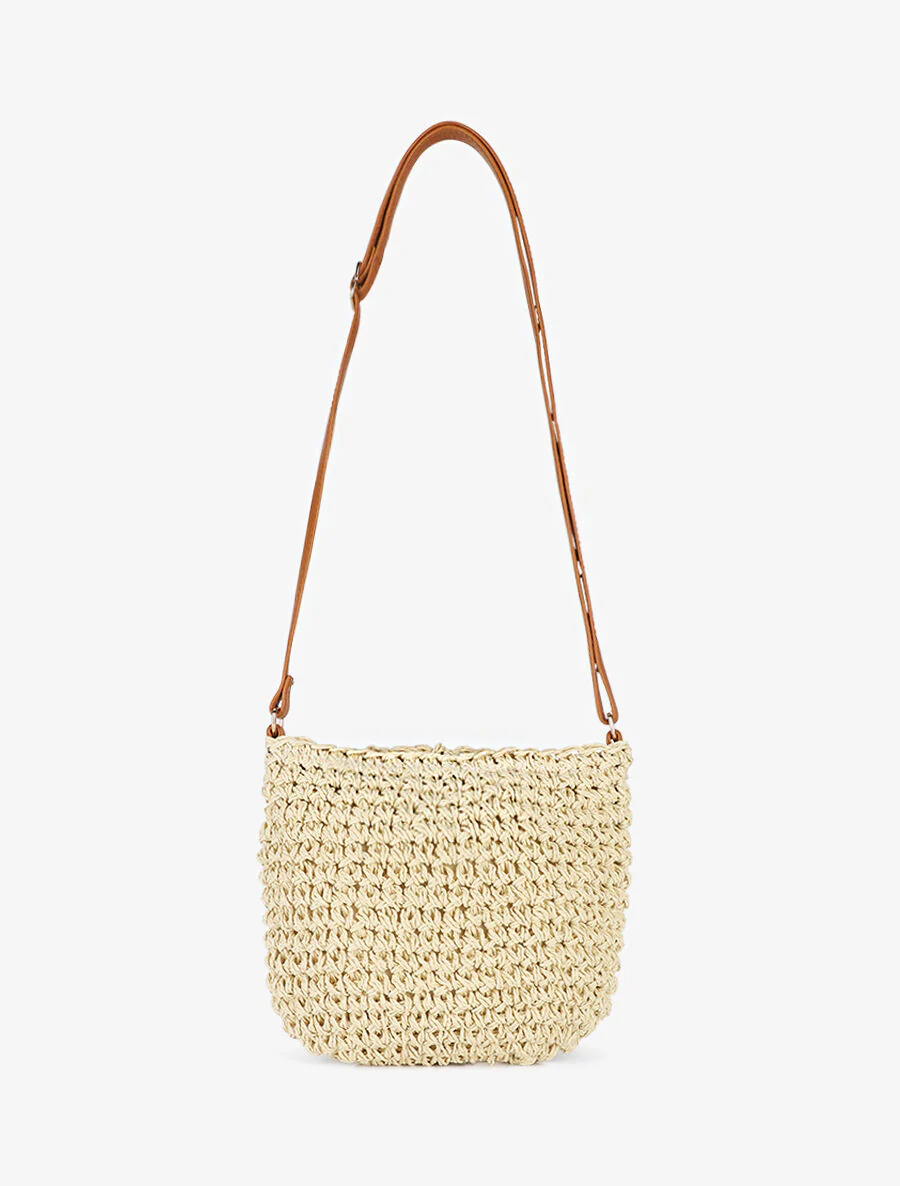 Sac bandoulière Hélène - Beige clair - Image 2