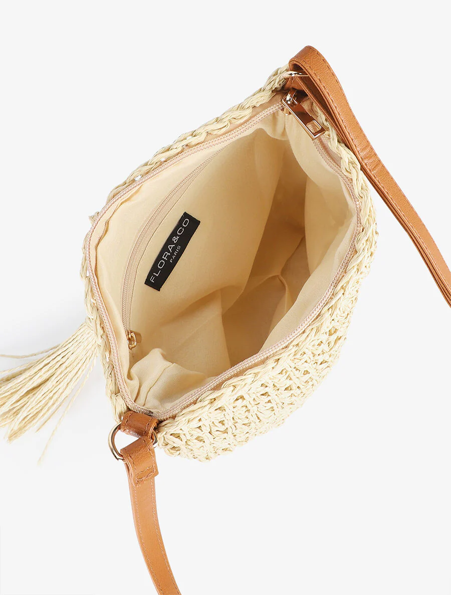 Sac bandoulière Hélène - Beige clair - Image 4