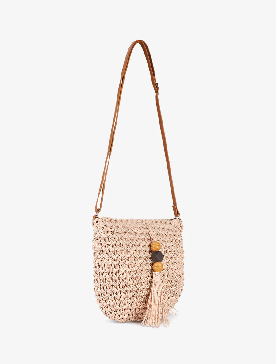 Sac bandoulière Hélène - Rose - Image 3