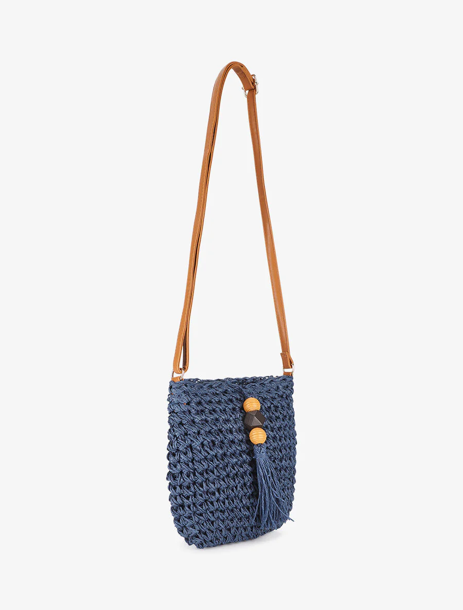 Sac bandoulière Hélène - Marine - Image 3
