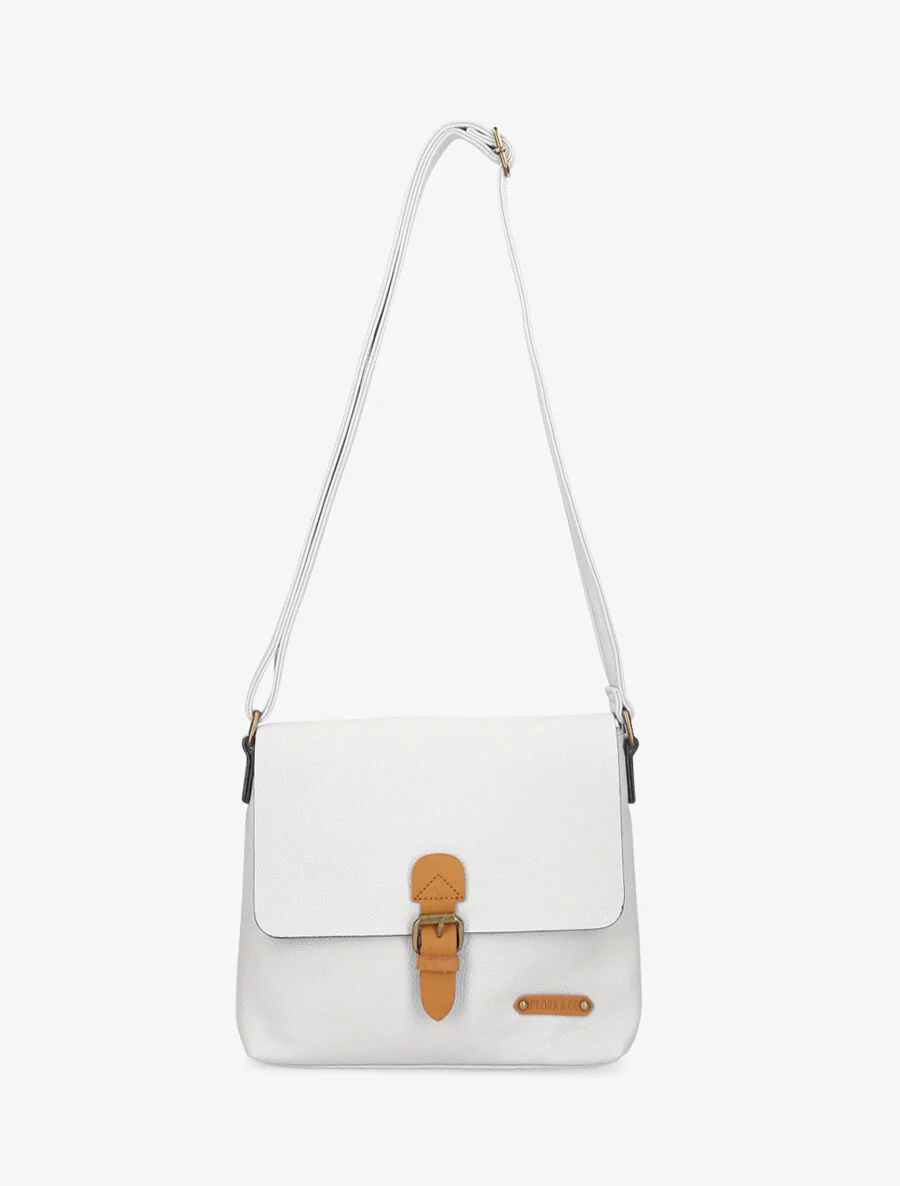 Sac bandoulière Ilyanna - Blanc - Image 3