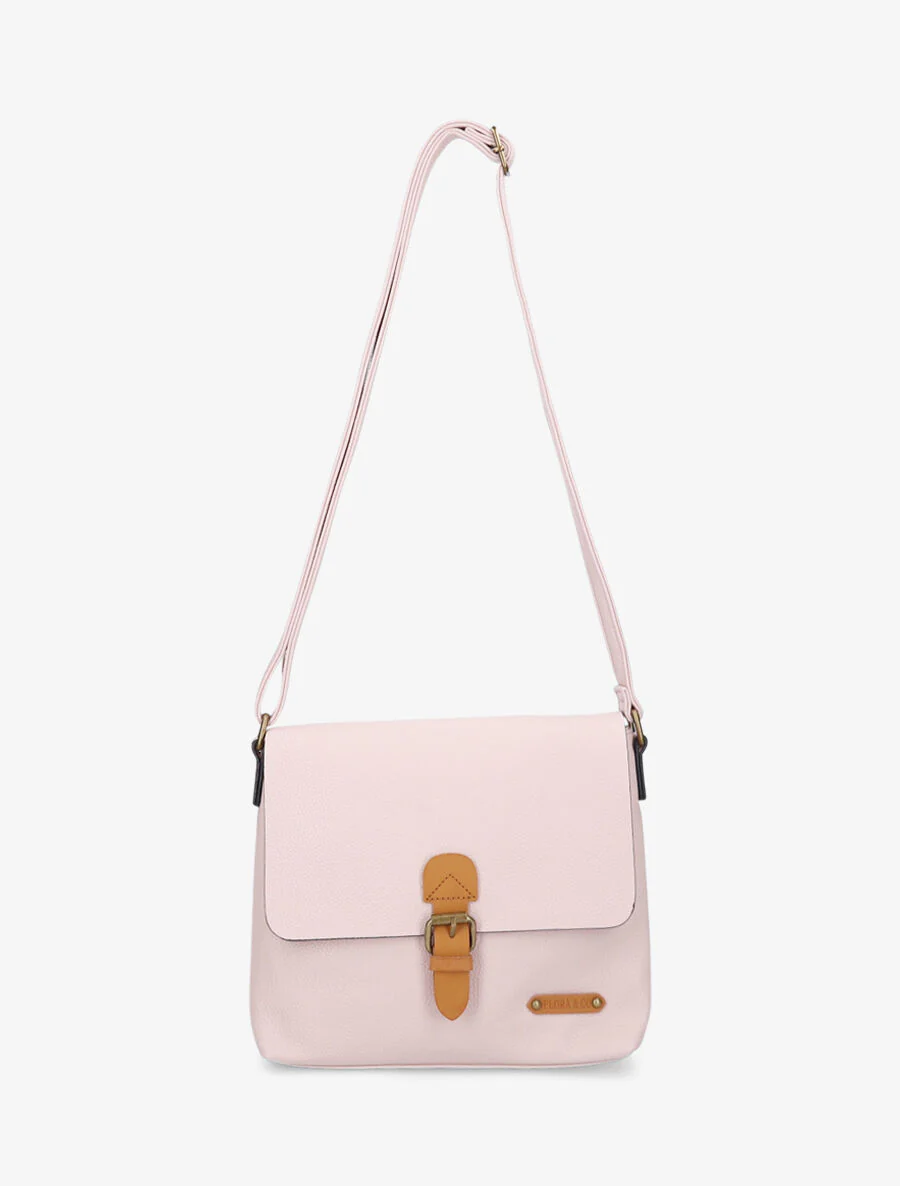 Sac bandoulière Ilyanna - Rose - Image 3