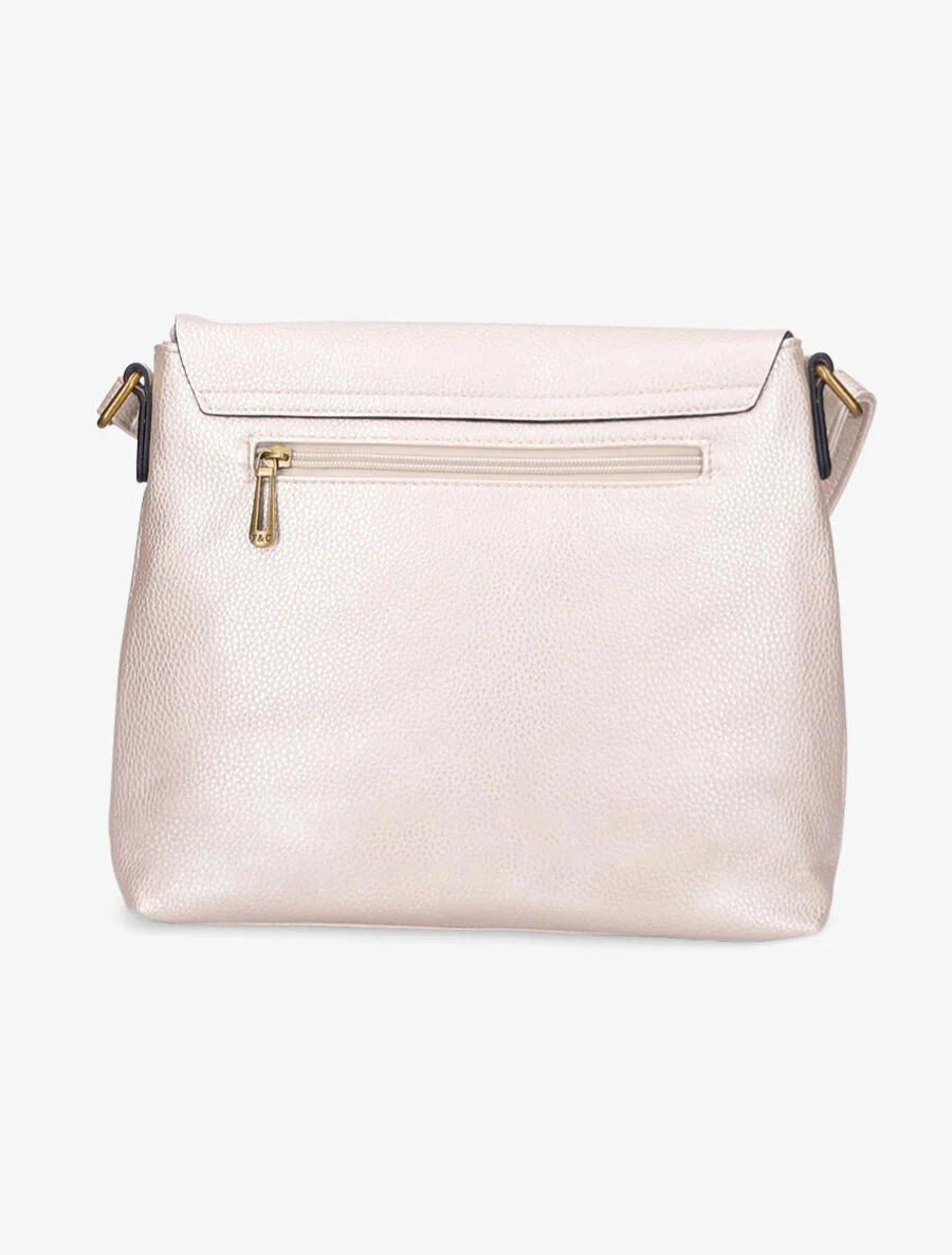 Sac bandoulière Ilyanna - Beige métallisé - Image 2
