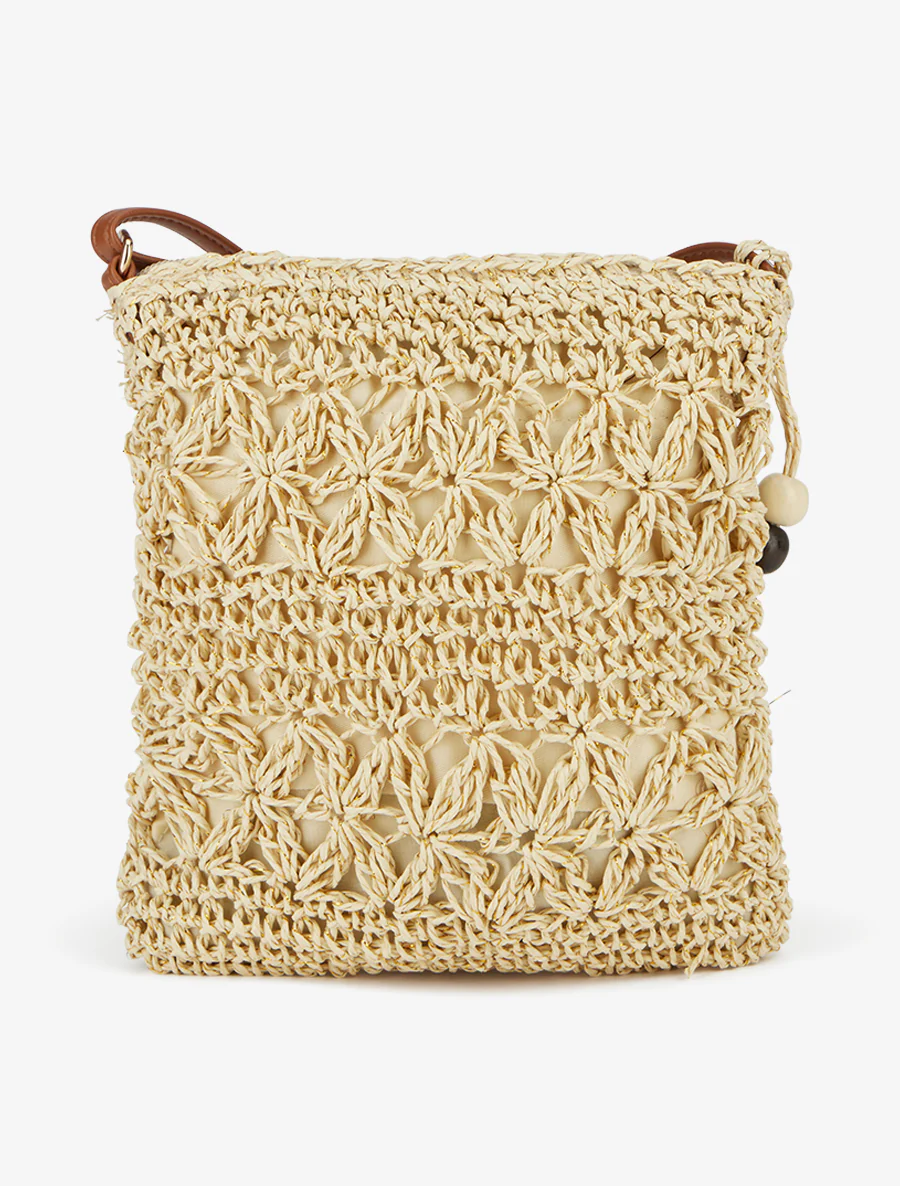 Sac bandoulière Joanie - Beige - Image 2