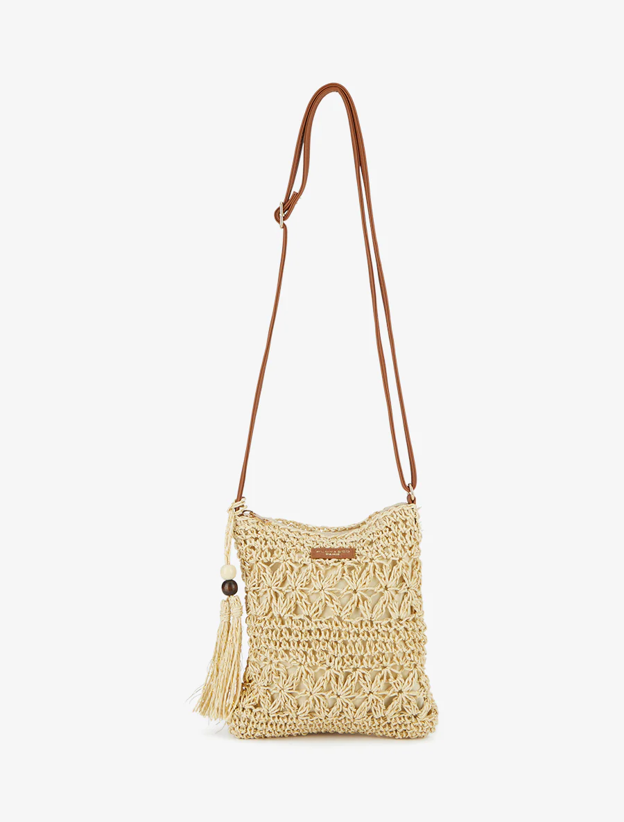 Sac bandoulière Joanie - Beige - Image 3