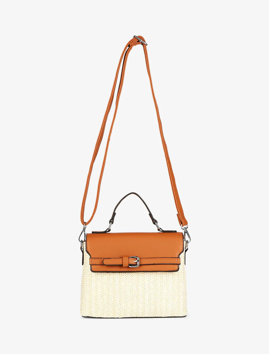 Sac bandoulière Meg - Camel - Image 3