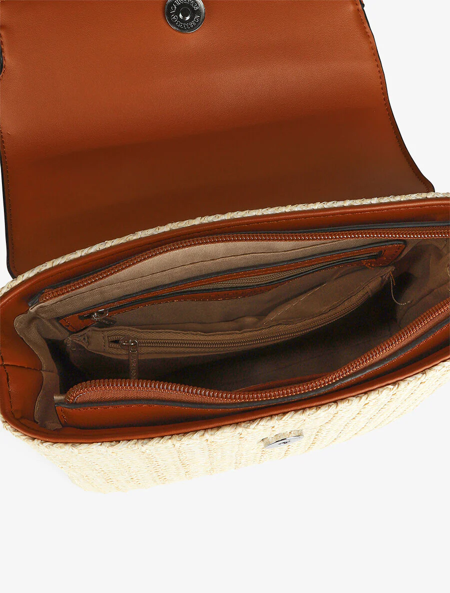 Sac bandoulière Meg - Camel - Image 4