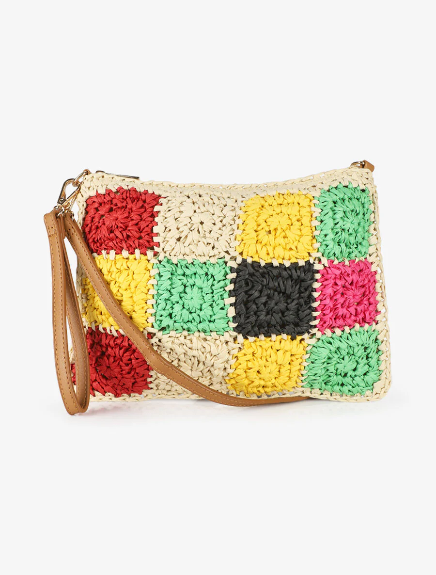 Sac bandoulière Patricia - Vert/beige
