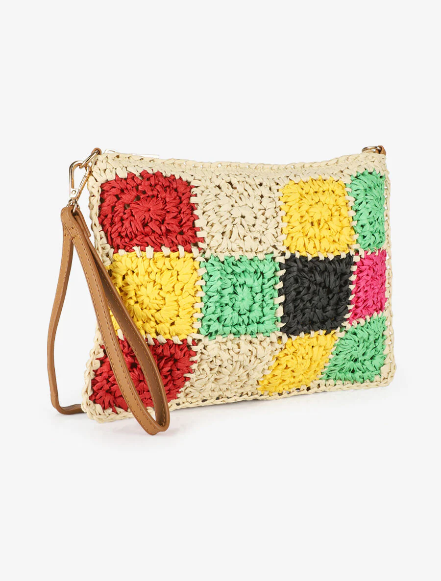 Sac bandoulière Patricia - Vert/beige - Image 3