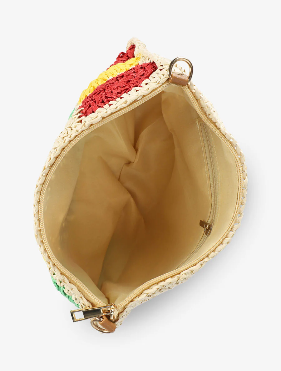 Sac bandoulière Patricia - Vert/beige - Image 4