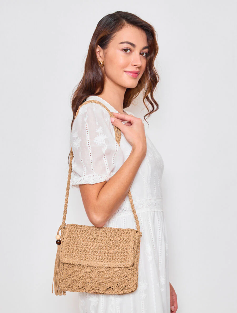 Sac bandoulière Perlita - Sable