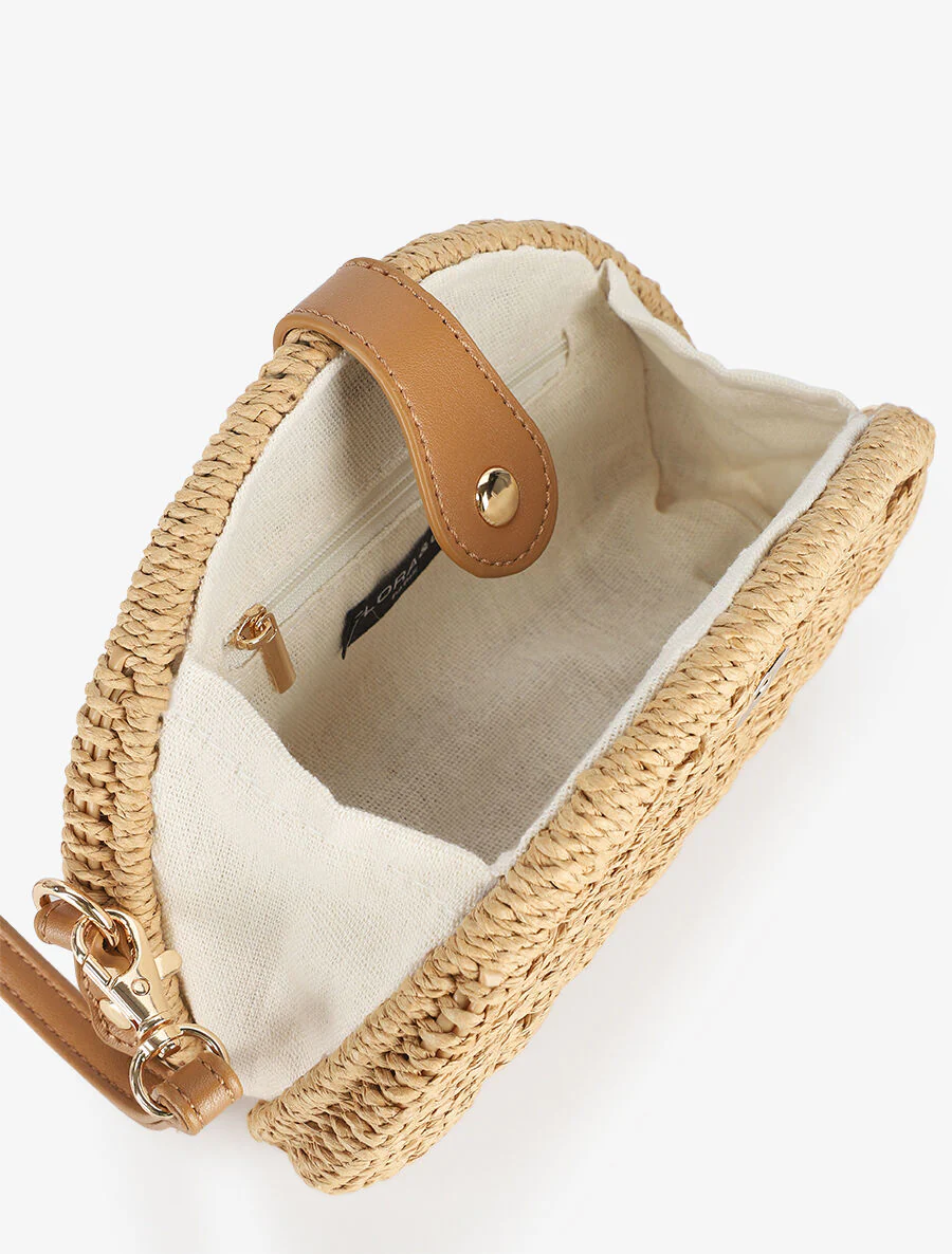 Sac bandoulière Rosenda - Café au lait - Image 4