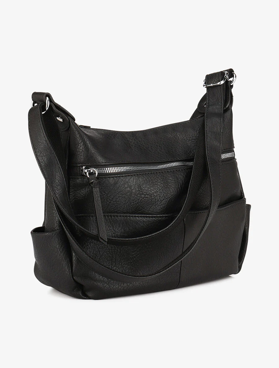 Sac bandoulière Sarah - Noir - Image 3