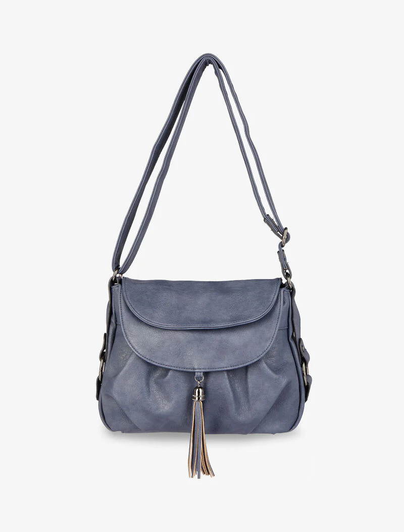 Sac besace Aline - Bleu