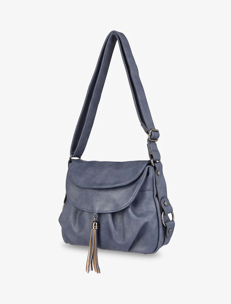 Sac besace Aline - Bleu - Image 2