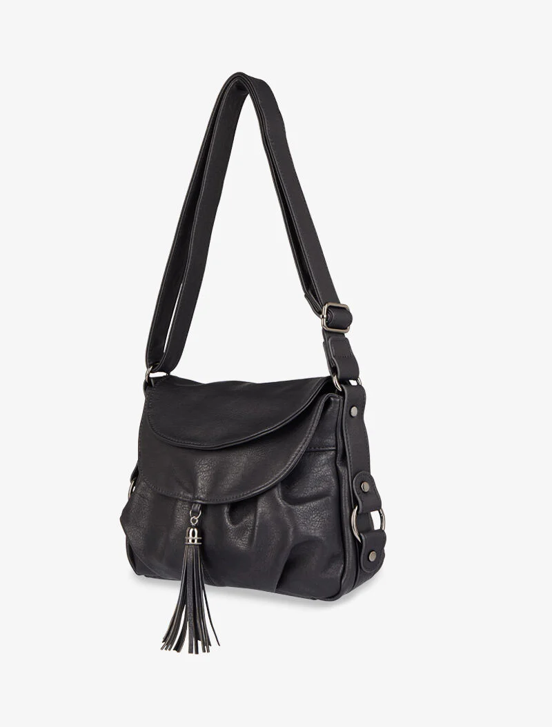 Sac besace Aline - Noir - Image 2