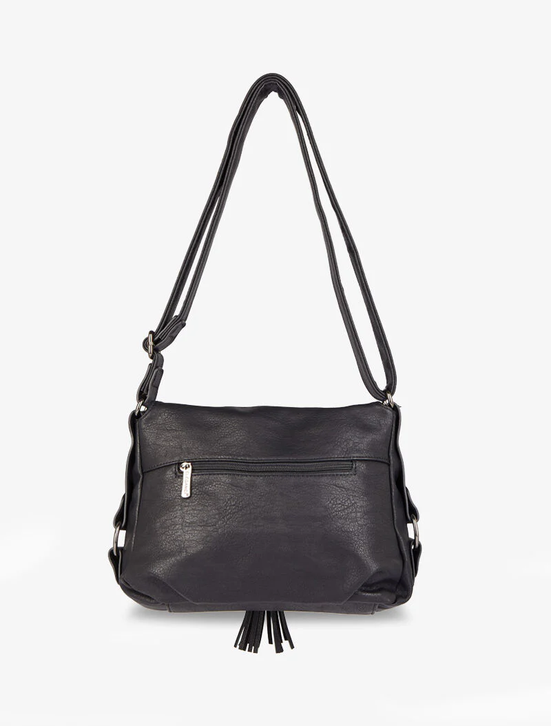 Sac besace Aline - Noir - Image 3