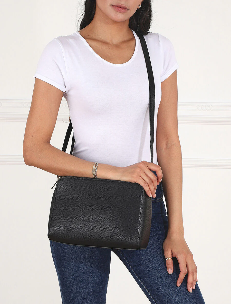 Sac besace Alison - Noir - Image 5