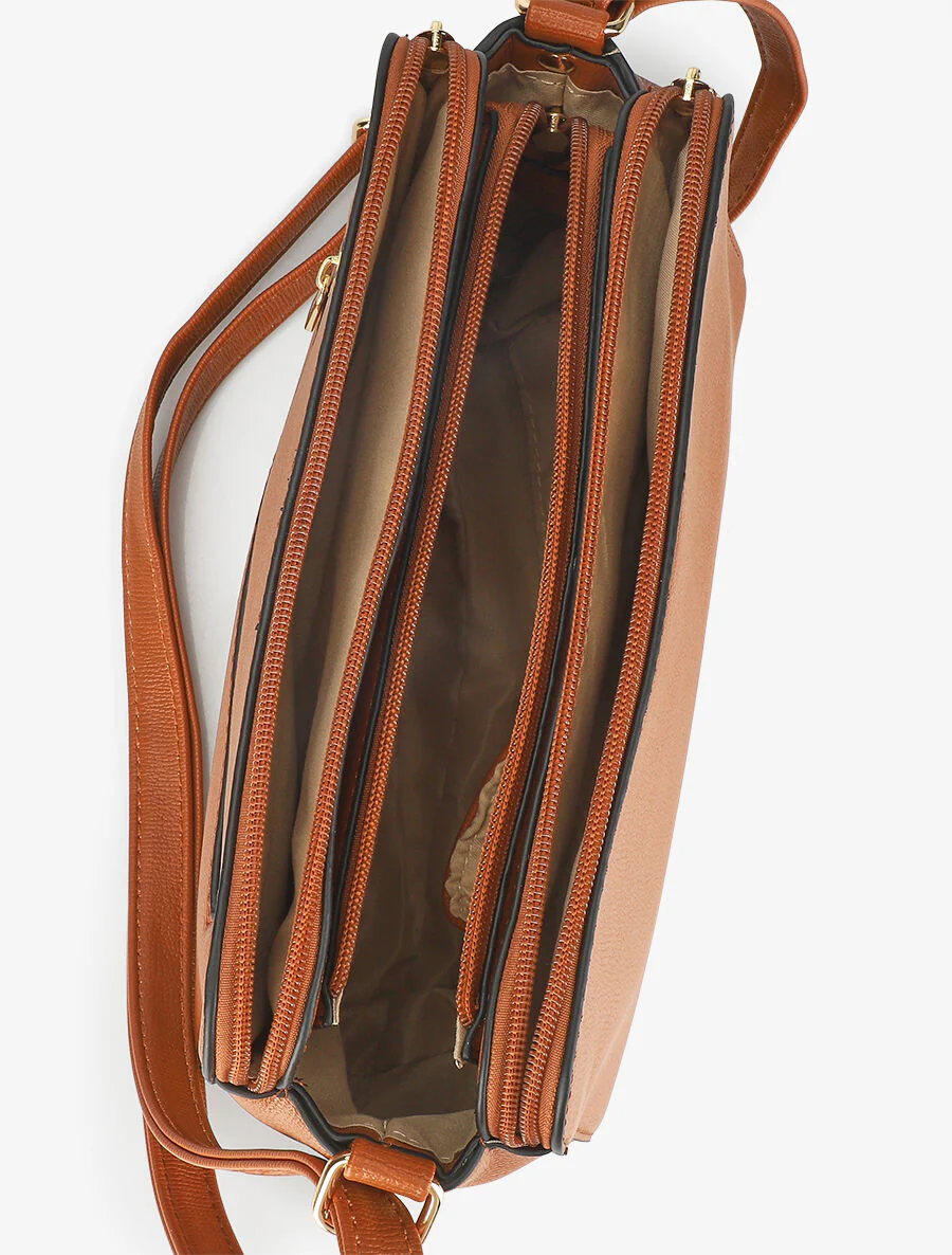 Sac besace Alison - Camel - Image 4