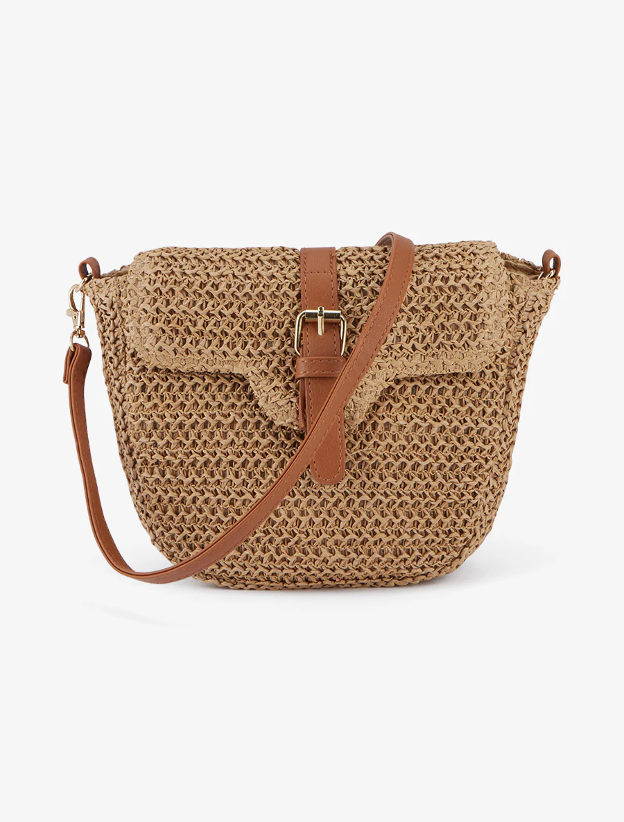 Sac besace Alysée - Taupe - Image 3